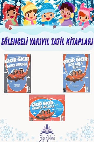 1. Sınıf Tatilde Hızlı Okuma Seti - 3 Kitap