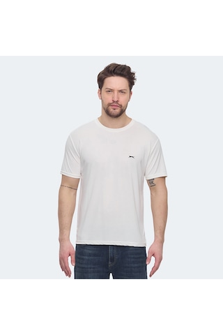 Slazenger KRATER 3 lü Set Erkek  Ekru - Koyu Gri - Kahve Tişört