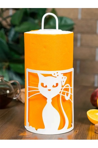 Hıtsad Kağıt Havluluk İçin Masaüstü Tutucu Cat-300-005 172677168 Beyaz