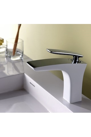 Fontana - Lavabo Bataryası Beyaz Krom Outlet - Fg-1514- Diğer