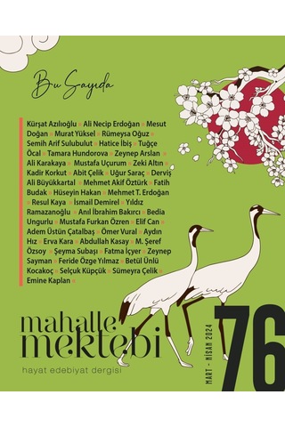 Mahalle Mektebi 76.sayı Mart-nisan 2024