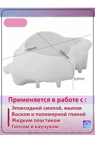 Sherryleis Kalıp Saksı Silikon Kalıp Mum Kabı 179733162