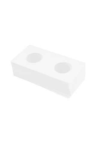 Trendooze Homyl 50 Adet Beyaz Karton Para Tutacağı 2x2 17,5-mm Farklı Ürün Beyaz