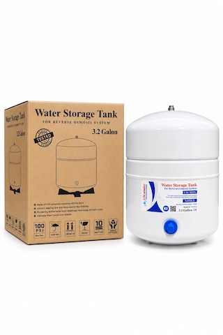 Su Arıtma Tankı 12 Litre 3.2 Galon Nsf Onaylı Çelik Tank 1