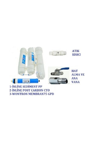Akvaryum Su Arıtma Sistemi 3 Aşama Ro Reverse Osmosys Tds Ph Kh