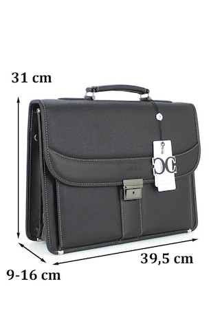 Case Club 2007 Evrak Notebook El Çantası 5 Bölmeli Şık Tasarım