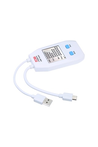 Lepmerk Usb Güç Ölçer Lcd Usb Test Dedektörü Voltmetre Ampermetre E10986-3