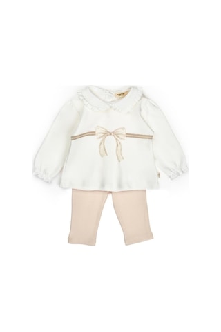 Bebek Alt Üst Takım %100 Organik Pamuk , Bebek - Yenidoğan- Csy8153 Taş