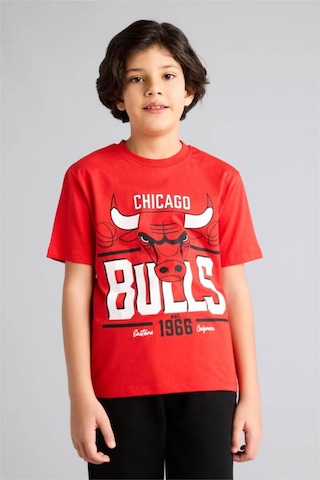 Defacto Nba Chıcago Bulls Tişört Erkek Çocuk G7615a826smrd135 Kırmızı-rd135