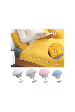 20 Adet Pembe Yorgan Kılıfı Ve Çarşaf Tutucu Sabitleyici