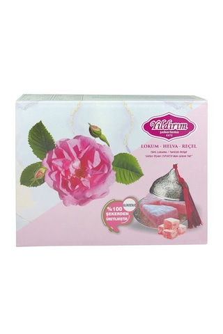 Yıldırım Şekerleme 750 Gr. Muska Gül Lokumu