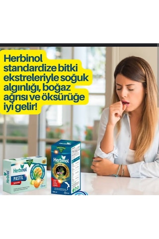 Herbinol Sinir Otu İzlanda Yosunu Boğaz Şurubu 150 Ml