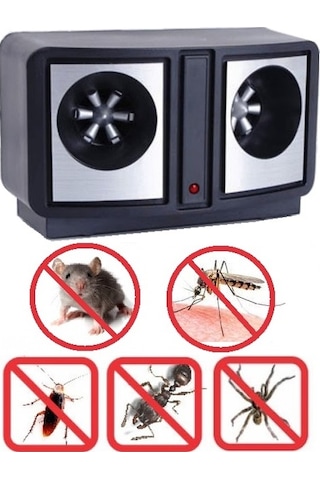 Dual Sonic Pest Repeller Ultrasonik Haşere ve Fare Kovucu Cihaz
