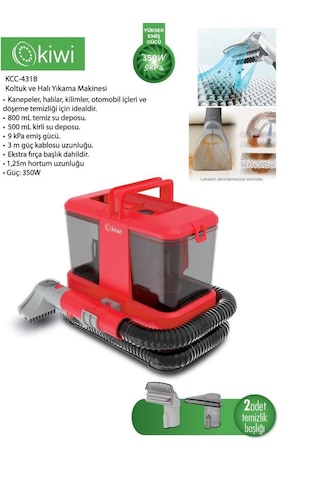 Kiwi KCC-4318 Koltuk ve Halı Yıkama Makinesi