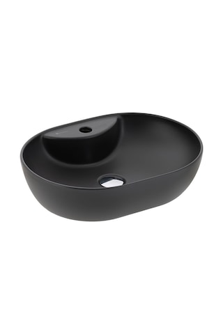 Seramiksan A002060h Alto Lavabo Mat Siyah 50 CM