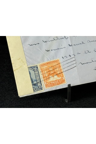 Guatemala 1943 Postadan Geçmiş 1,3 Centavos Ve 5,15 Centavos Correo Aereo Pullu Zarf