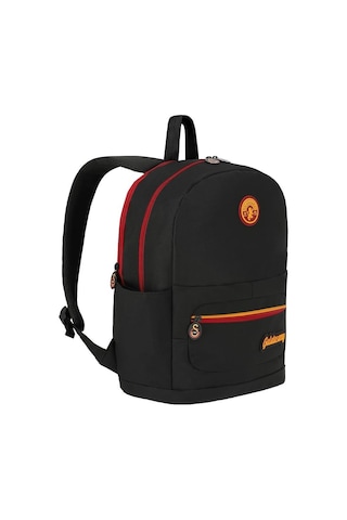 Me Galatasaray Leon Rubber Siyah Sırt Çantası 25528 Desenli