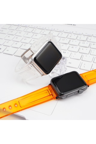E2M Apple Uyumlu Watch 42-44mm KRD-23 Transparent Laciver