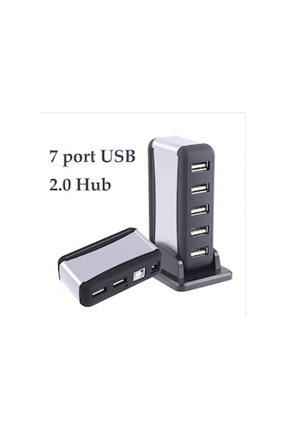 7 Port Usb Çoklayıcı Usb Hub Çoğaltıcı Adaptörlü Pc Notebook