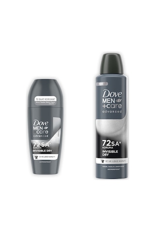 Dove Men +care Advanced Erkek Deodorant Invisible Dry 150 Ml + Invisible Dry Roll On 50 Ml