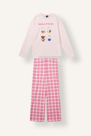 Defacto Miffy Lisanslı Ekose Desenli 2li Pijama Takımı Kız Çocuk I3891a826aupn435 Pembe-pn435