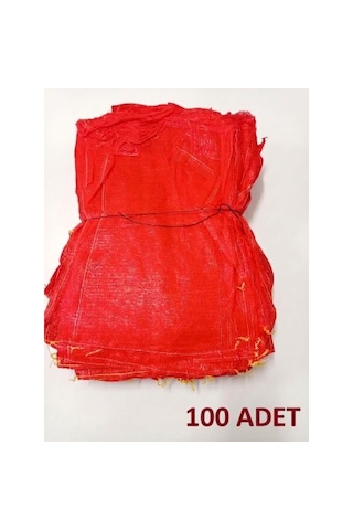 Çuval File Kırmızı 50cmx80cm Pidok 100 Lü Patates Soğan Çuvalı Çuval File Kırmızı 50cmx80cm Pidok 100 Lü Patates Soğan Çuvalı