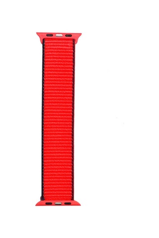 Watch 38mm Uyumlu Krd-03 Hasır Pat Kordon 67-tricolor Red