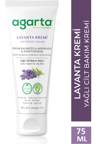 Agarta Doğal Lavanta Cilt Bakım Kremi 75 ML