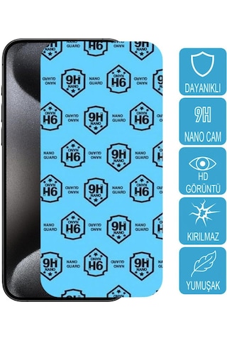 Samsung Galaxy Uyumlu S23 Ultra Sm-s918 Ekran Koruyucu Nano Kırılmaz Cam