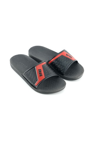 Gezer Erkek Yazlık Pu Taban Suni Deri Islak Zemine Uygun Ev Bahçe Havuz Plaj Terlik Kırmızı