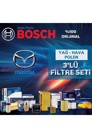 Mazda 3 1.6 Bosch Filtre Bakım Seti 2004-2008 (495584470)