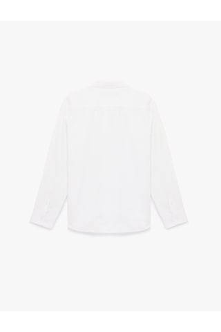Koton Regular Fit Klasik Yaka Uzun Kollu Oxford Gömlek Beyaz 6sam60099hw Beyaz