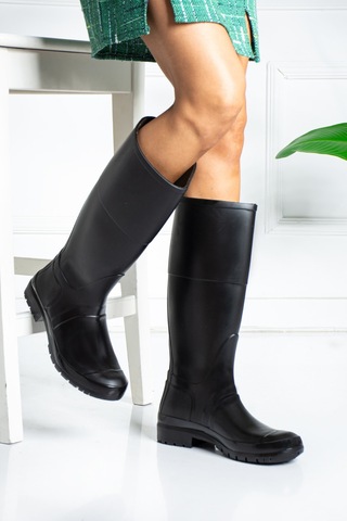 Wolk Shoes Hunterr Kadın Yagmur Çizmesi Su Gecirmez Siyah - 306228758 siyah