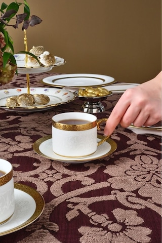 Karaca Royal Bone Victoria 2işilik Çay Fincan Takımı