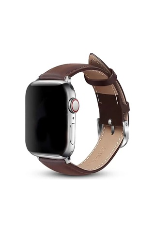 Apple Watch 42mm Nl26 Deri Kordon - Kahverengi Diğer