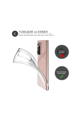 Samsung Uyumlu Galaxy Note 20 Ultra Kilif Lens Kamera Korumali Silikon 422437444