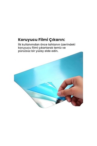Özel Üretim Günlük Çeyiz Mutfak Eşyası 2'li Paslanmaz Çelik Kesim Panosu Seti Çok Renkli