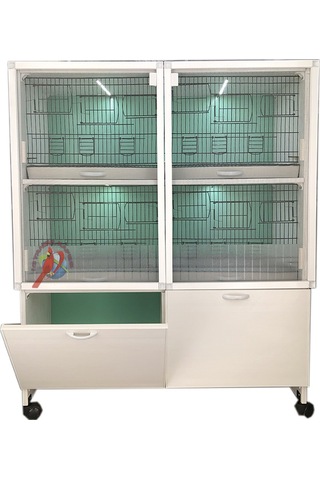 İstanbul Kafes Model 4D Pvc Kuş Dolabı