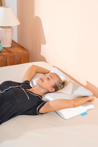 Visco Nox Omuz Ağrısı Önleyici Ortopedik Visko Yastık 64 38 12,5cm Beyaz