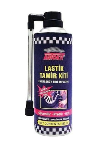 Acil Lastik Şişirici Lastik Tamir Spreyi Kiti 450 Ml