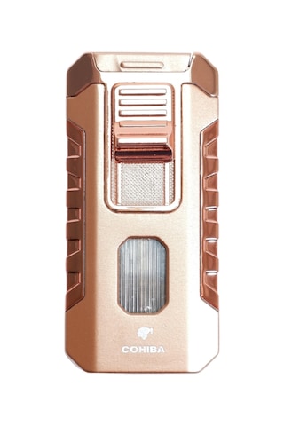 Cohiba 3 Torch Pürmüz Bronz Metal Puro Çakmağı - Tr9481
