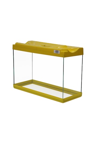Kanki Pet KP5018 Renkli Kapak Akvaryum Sarı 50 CM