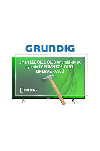 Grundig 50gku700 Tv Ekran Koruyucu - Grundig 50" İnç 127 Ekran Smart Qled Ekran Koruyucu 50 Gku 700