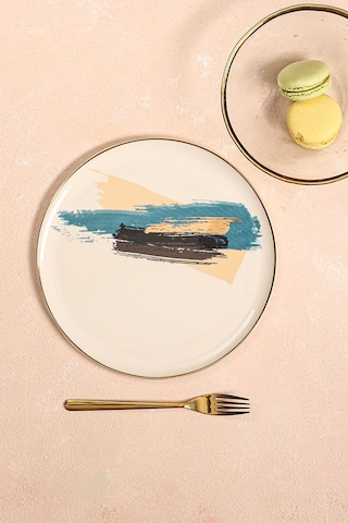 Porland Dash 04ALM007904 Düz Pasta Tabağı 21 CM