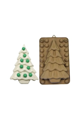 Kangvka Noel Tatlıları İçin Yiyecek Dereceli Silikon Kalıp - Fırına Uygun, Esnek Tasarım, Kolay Kaldırma Özelliğiyle Çikolata Ve Pasta Dekorasyonları Kahverengi