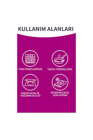 Natura Ağartılmamış Hazır Kesilmiş Pişirme Kağıdı 10 Lu 12 Paket