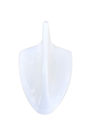 Zendar Oto Anten Dekoratif Jaws Balina Balık Sırtı Yapıştırma Süs Anteni 10Cm Beyaz Yes-055 B
