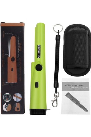Dofolink El Tipi Metal Dedektörü - 360 Derece Yüksek Hassasiyetli, Taşınabilir Ve Dayanıklı, Yeşil Pil Hariç