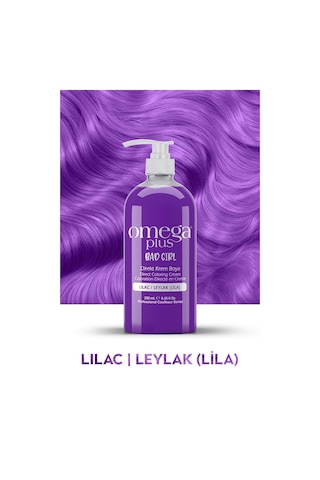 Omega Plus Bad Girl Leylak Lila Amonyaksız Renkli Saç Boyası 250ml