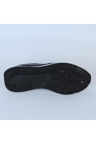 Dropland 8787 Siyah Nopa Deri Erkek Sneaker Ayakkabı 001